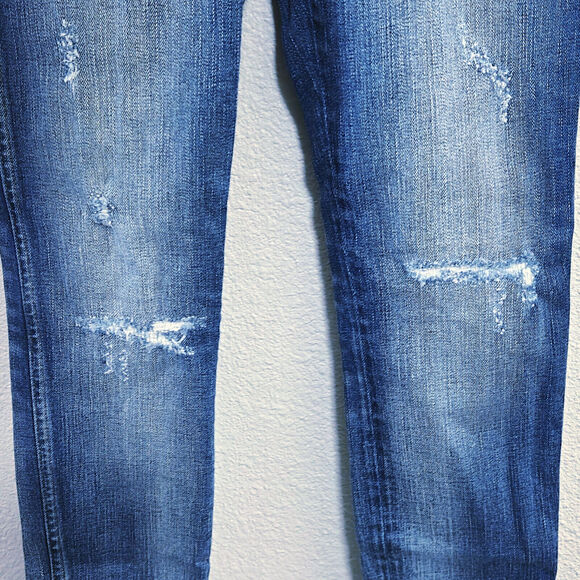 Madewell 9 High Rise Skinny Jeans Blue 24 Minimalist Clean Look - Picture 5 of 12